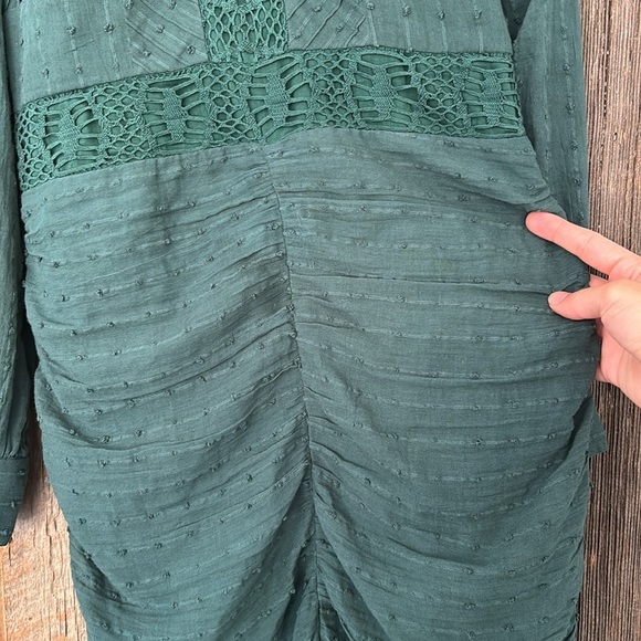 SEA NY emerald mermaid mini long sleeve dress - Picture 4 of 10